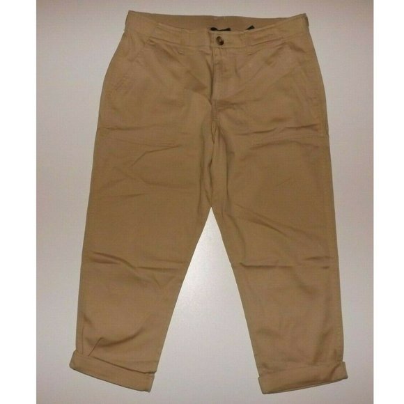 Tommy Hilfiger Women Pull On Cornstalk Khaki Capri - Picture 3 of 4